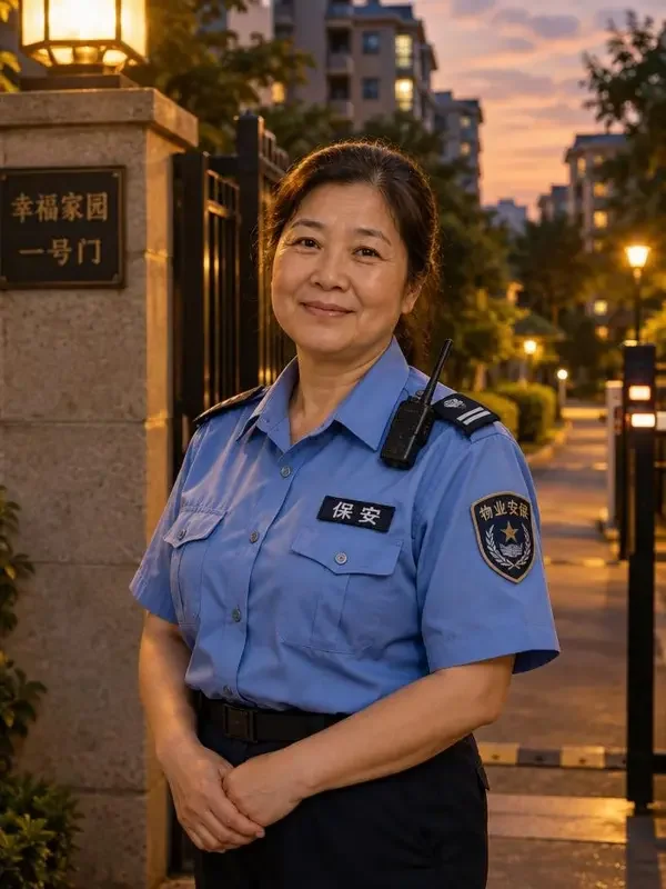 孟婆在小区当保安 封面